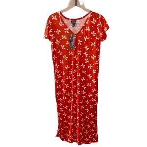 Uniti Orange & White Bows Dress